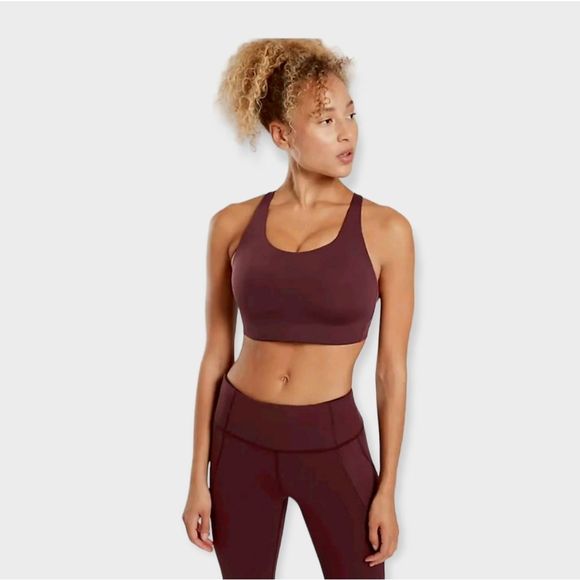 Athleta Other - Athleta Advance Bra in Burgundy Size Medium